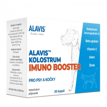 ALAVIS™ Kolostrum Imuno Booster, 30 cps.